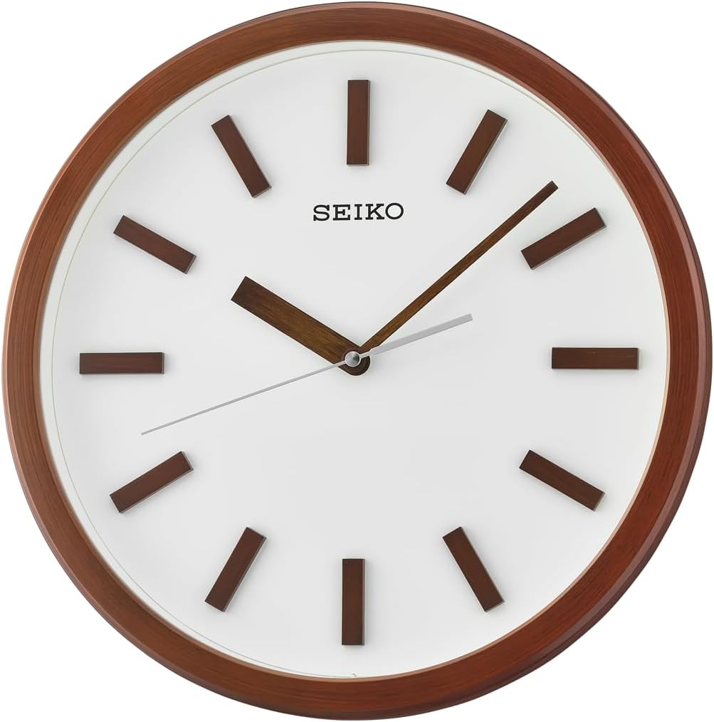 SEIKO Melodies in Motion Wall Clock, Nighttime City Skyline