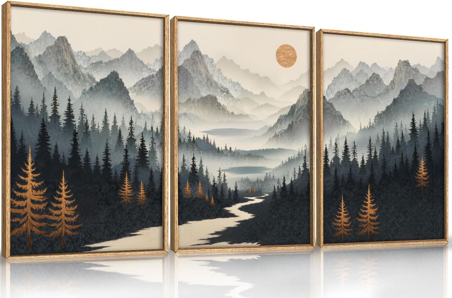 Jesus Framed Canvas Wall Art Set,Christian Bible Wall Decor, Minimalist Boho Christian Wall Painting, Retro Christmas Generic The Cross Art Prints for Living Room Bedroom, Church -16"x24"x3