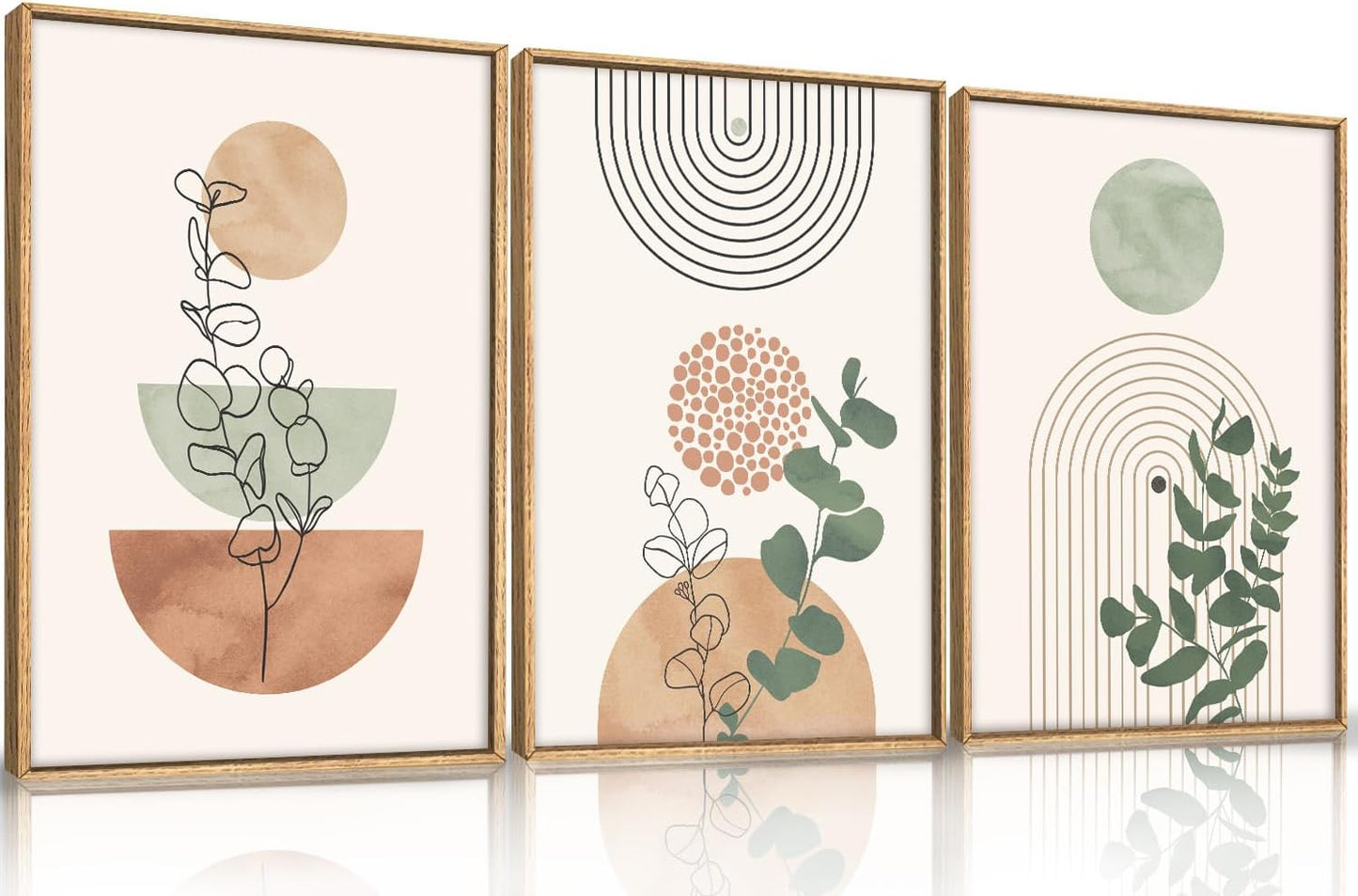 Jesus Framed Canvas Wall Art Set,Christian Bible Wall Decor, Minimalist Boho Christian Wall Painting, Retro Christmas Generic The Cross Art Prints for Living Room Bedroom, Church -16"x24"x3