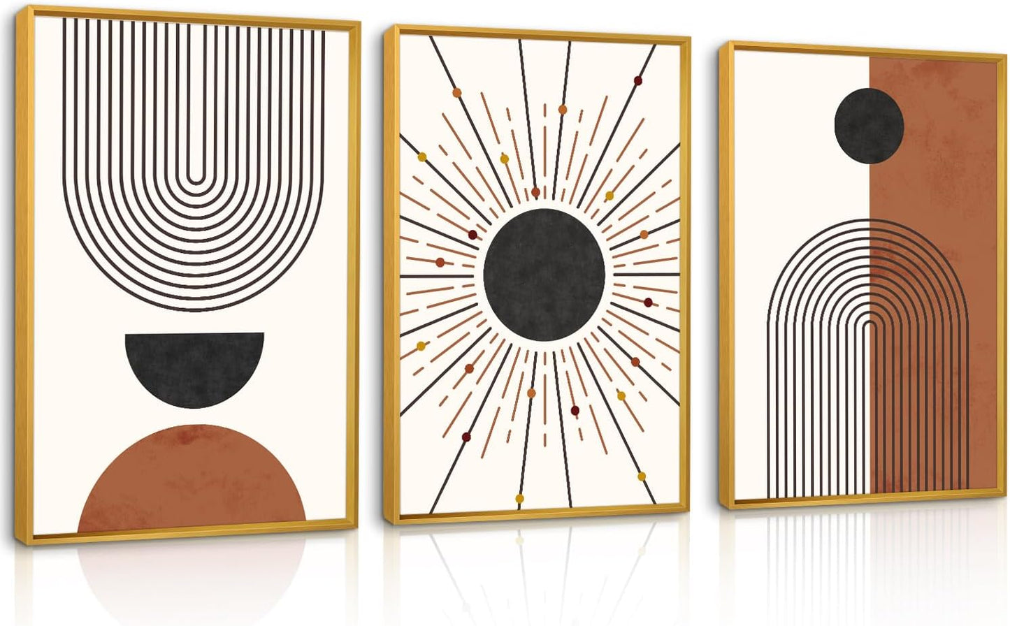 Jesus Framed Canvas Wall Art Set,Christian Bible Wall Decor, Minimalist Boho Christian Wall Painting, Retro Christmas Generic The Cross Art Prints for Living Room Bedroom, Church -16"x24"x3
