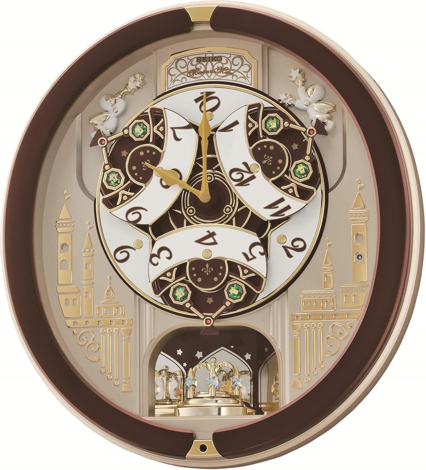 Seiko Melodies in Motion Musical Wall Clock, Spring Dance