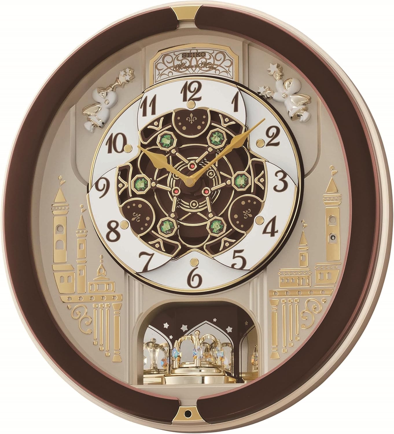 Seiko Melodies in Motion Musical Wall Clock, Spring Dance