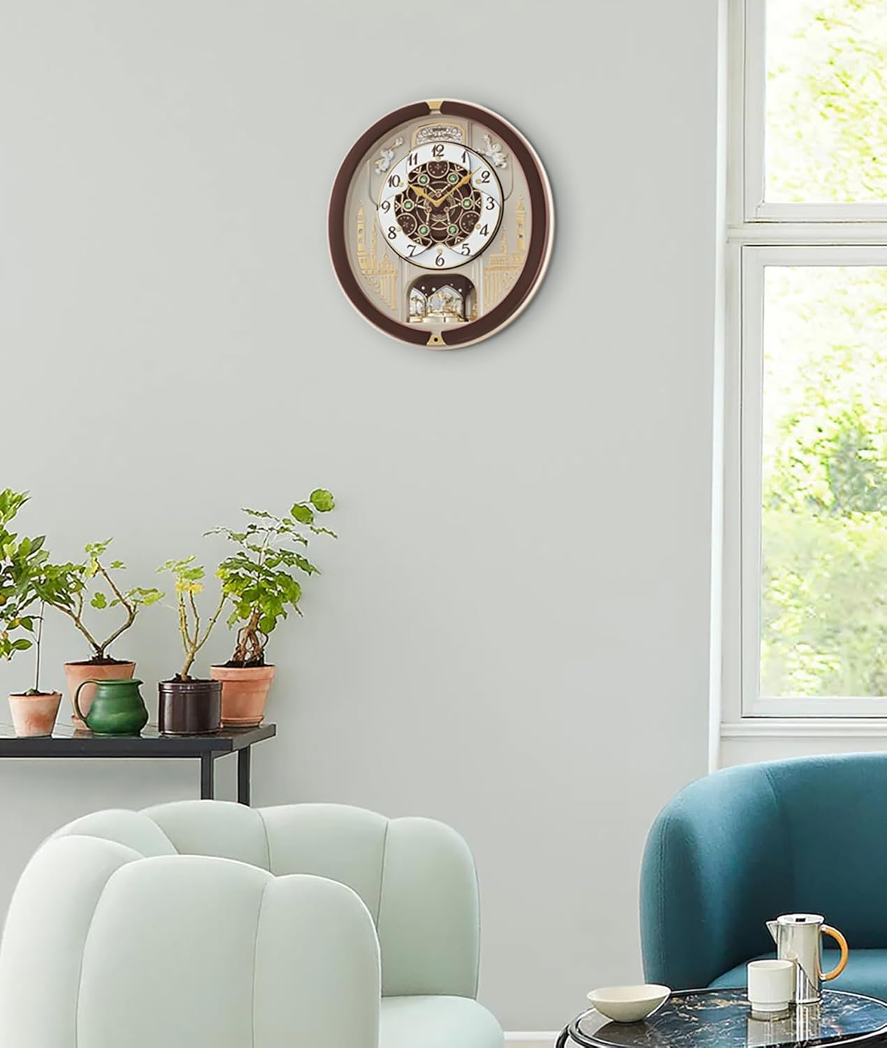 Seiko Melodies in Motion Musical Wall Clock, Spring Dance