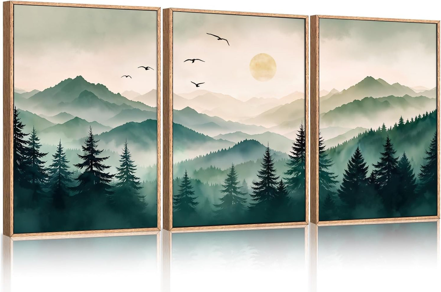 Jesus Framed Canvas Wall Art Set,Christian Bible Wall Decor, Minimalist Boho Christian Wall Painting, Retro Christmas Generic The Cross Art Prints for Living Room Bedroom, Church -16"x24"x3