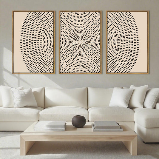 ANHUIB Jesus Wall Art 16x24 Inch Jesus Feeds The 5000 Canvas Wall Art Set of 3 Framed Christian Wall Decor Modern Abstract Art Print for Living Room Bedroom Office
