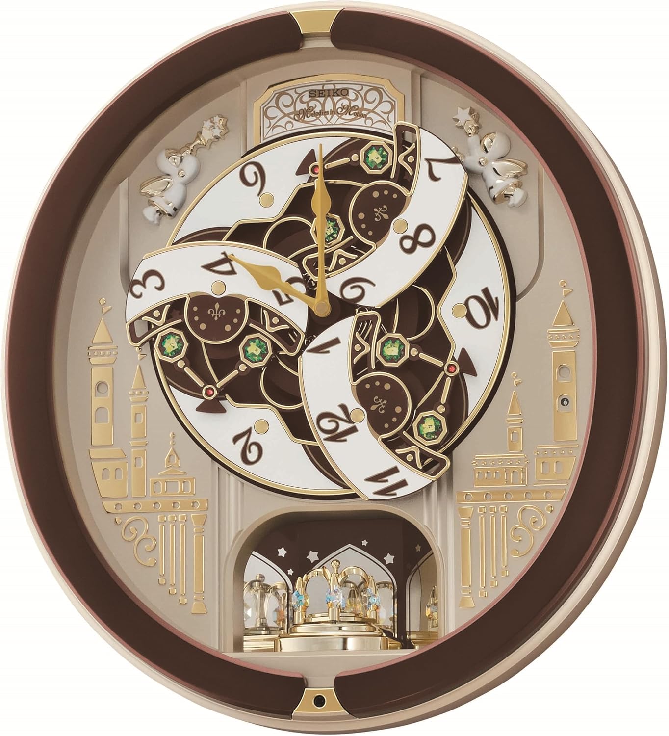 Seiko Melodies in Motion Musical Wall Clock, Spring Dance